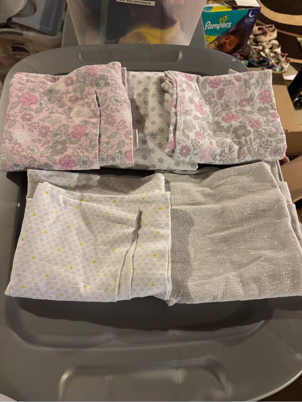 Laura Ashley Baby Girl receiving blankets